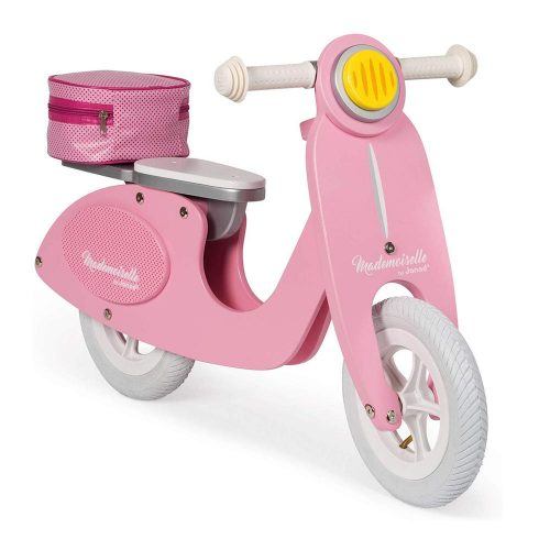 Bicicletta Scooter senza Pedali in Legno Mademoiselle Rosa Janod - J03239