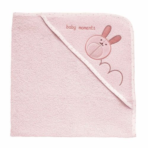 Asciugamano neonato in Spugna Coniglio Rosa Chicco
