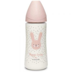 Biberon 360 ml Hygge Rabbit Rosa Suavinex - 306700