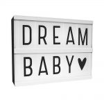 Luce Lightbox A5 con 85 Lettere A Little Lovely – 8719033861541