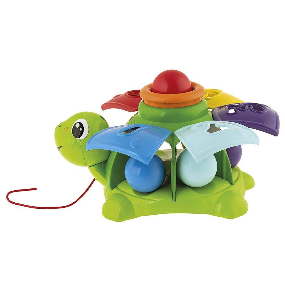 Giochi CHICCO Colorful Molly Cuddly Turtle Tartaruga in Tessuto con Squeaker 