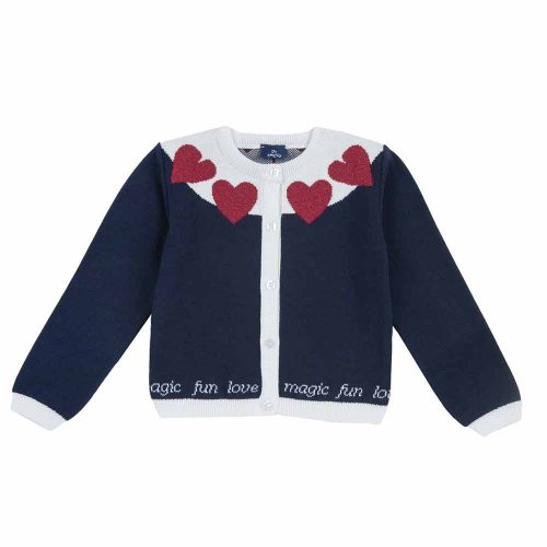 Cardigan con motivo a cuore in nero - uomo - COMME DES GARCONS PLAY -  divincenzoboutique.com