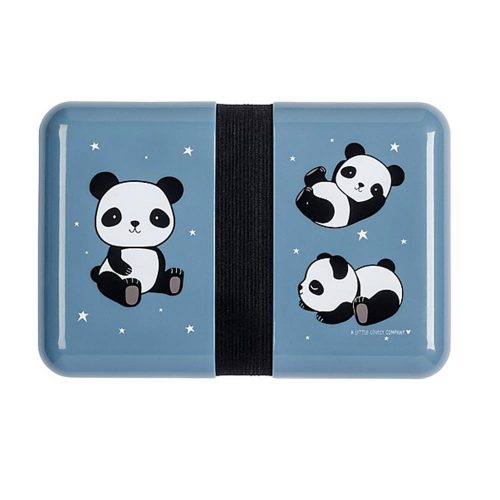 Porta Merende Panda Blu A Little Lovely - SBPABU16